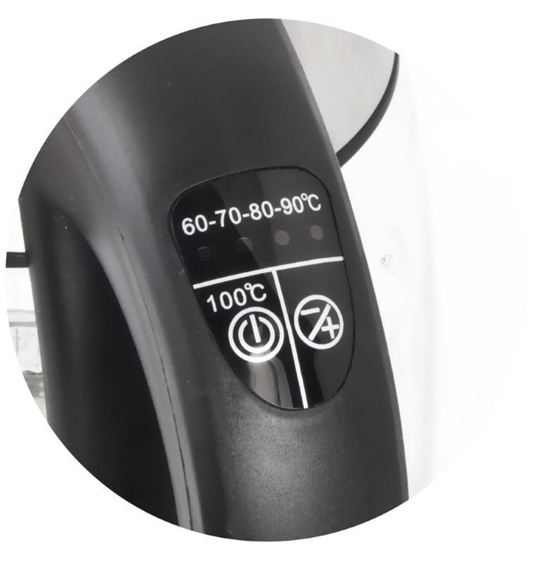 Esperanza, czajnik elektryczny, Seine EKK026, 2200W, 1.7 l, czarny