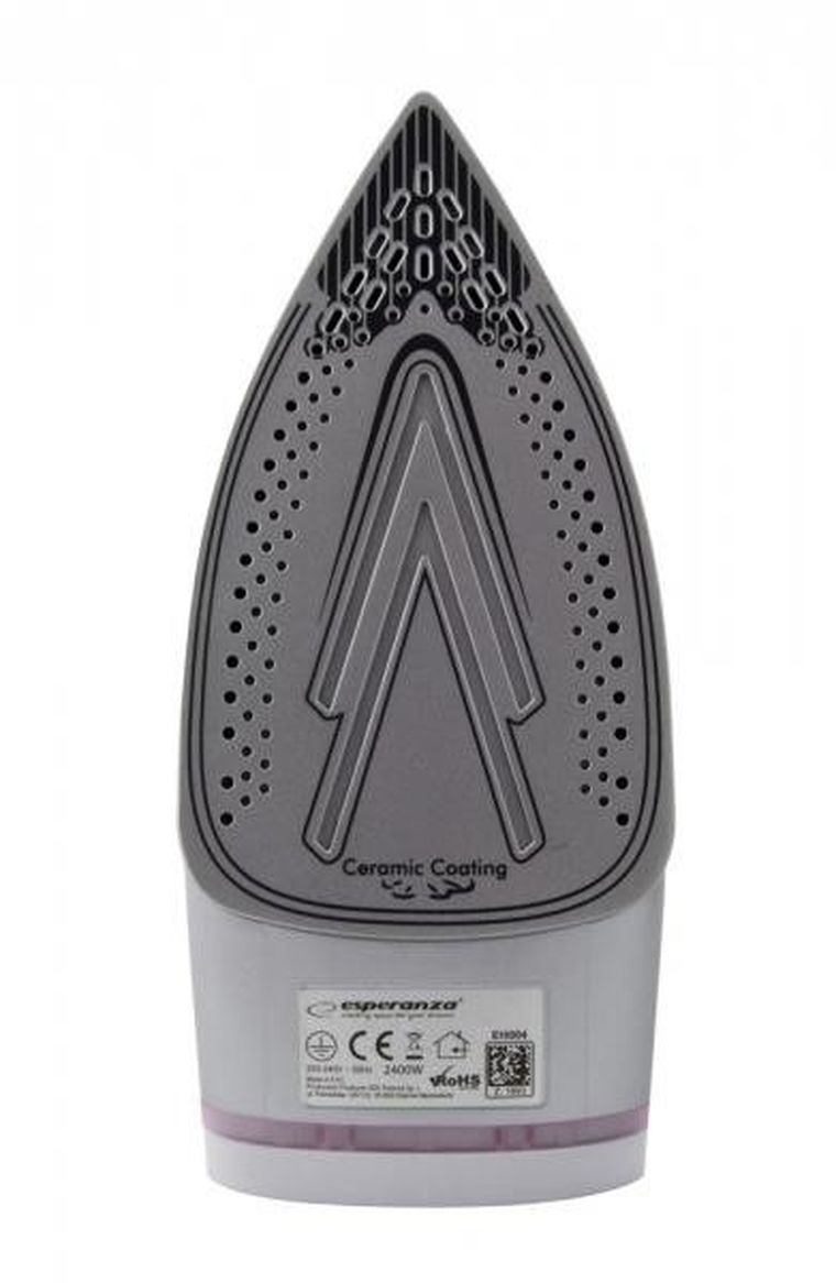 Esperanza, Tulle, żelazko parowe, 2400W, biały, EHI004