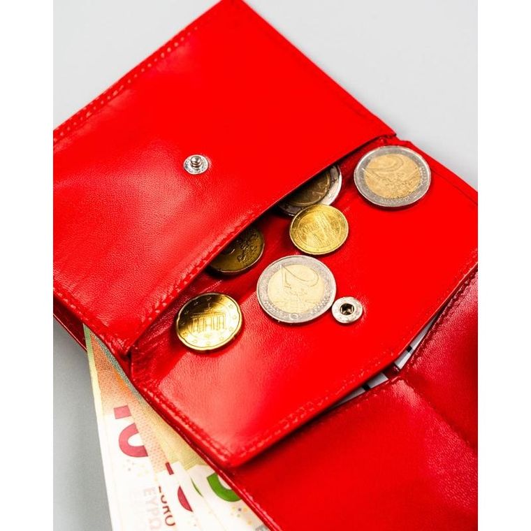 Etui na dokumenty, czerwone, skórzane, 4U Cavaldi