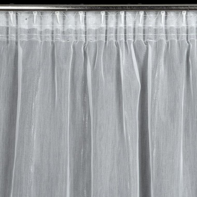 Eurofirany, firana gotowa, Alexi, na taśmie, 140-280 cm, biały