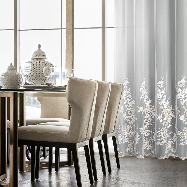 Eurofirany, firana gotowa, Alira, 140-250 cm, kremowy