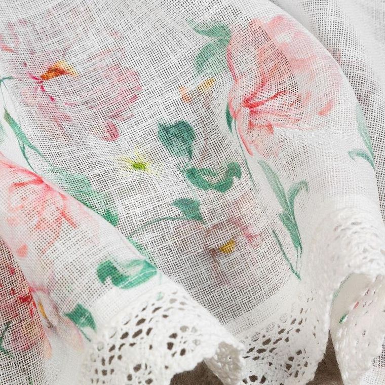 Eurofirany, firana gotowa asteja na taśmie, 30-150 cm, różowy