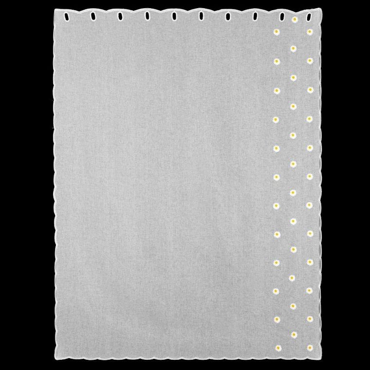 Eurofirany, firana gotowa, Bellis, na taśmie, 140-180 cm, biały