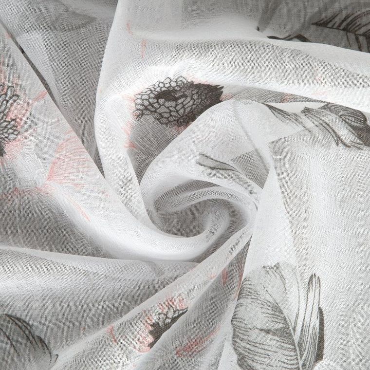 Eurofirany, firana gotowa, Bessy, 140-250 cm, różowy