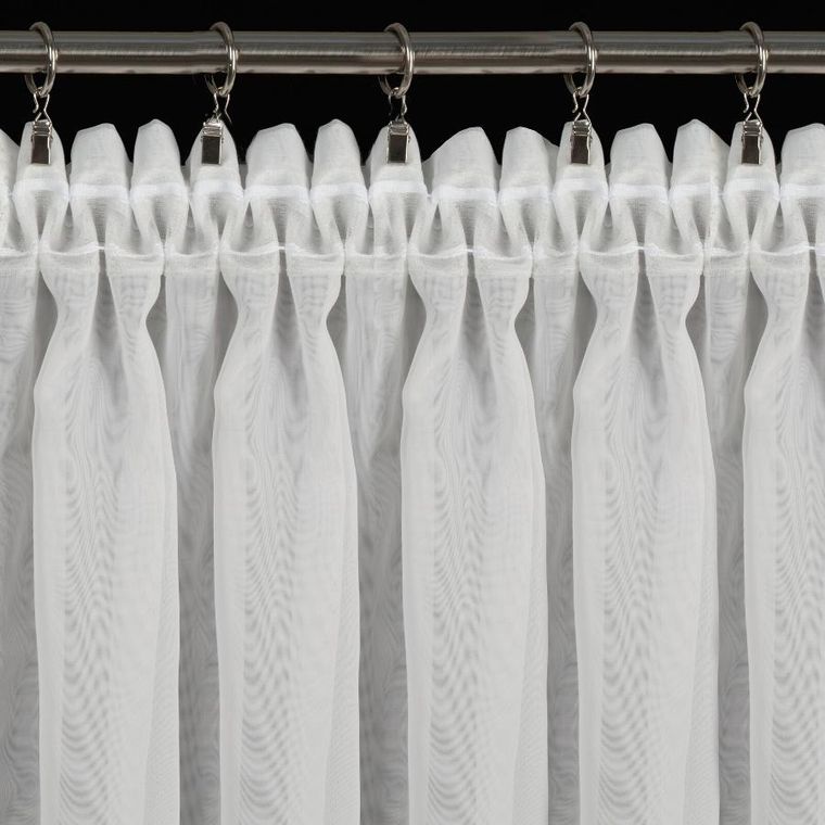Eurofirany, firana gotowa, Caroline, na taśmie, 400-250 cm, biały