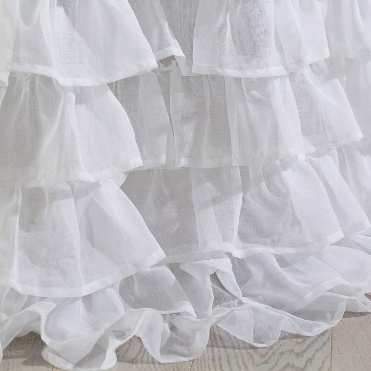 Eurofirany, firana gotowa, Dolly, na taśmie, 140-250 cm, biały