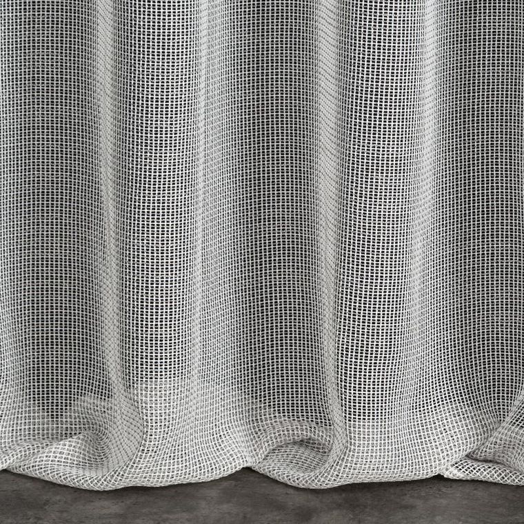 Eurofirany, firana gotowa, Kim, na taśmie, 140-300 cm, szary