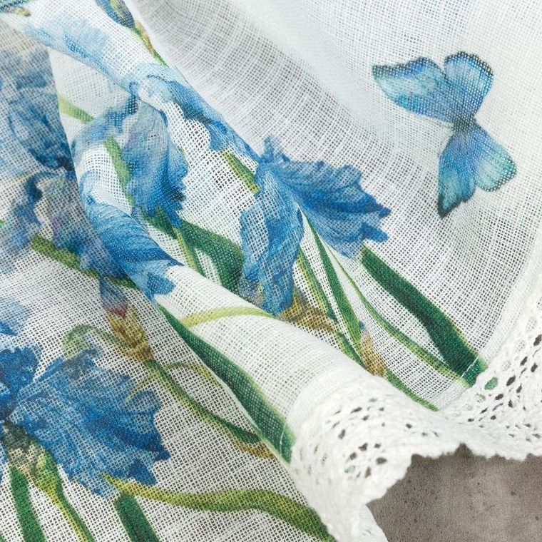 Eurofirany, firana gotowa na taśmie, Ala, 30-150 cm, biały