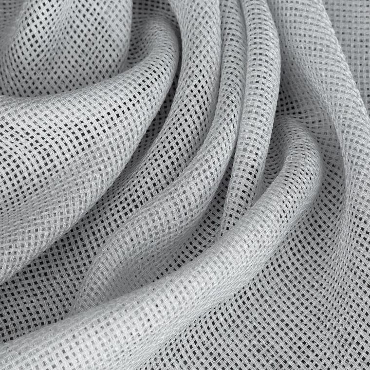 Eurofirany, firana gotowa na taśmie, Celine, 140-270 cm, srebrny