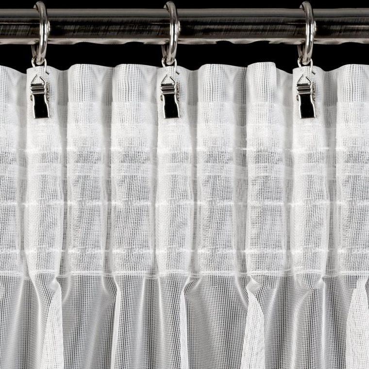 Eurofirany, firana gotowa, na taśmie, Katrina, 150-350 cm, biały