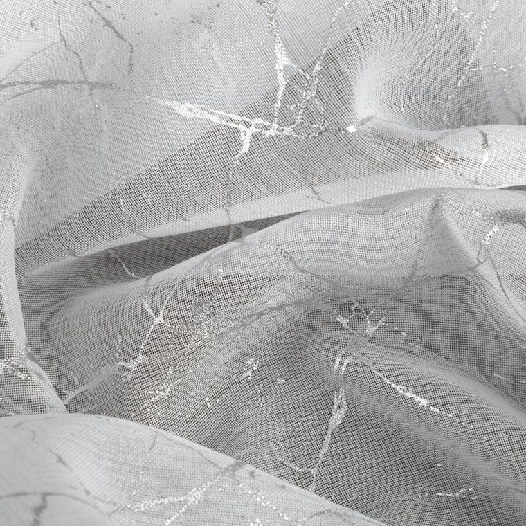 Eurofirany, firana gotowa, Reva, 140-250 cm, srebrny