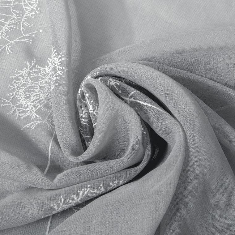 Eurofirany, firana gotowa Sabine, 140-250 cm, stalowy