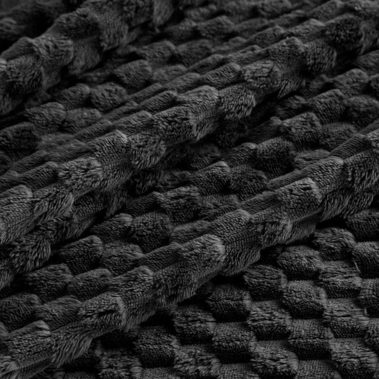 Eurofirany, koc d91 Cindy6, czarny, 170-210 cm