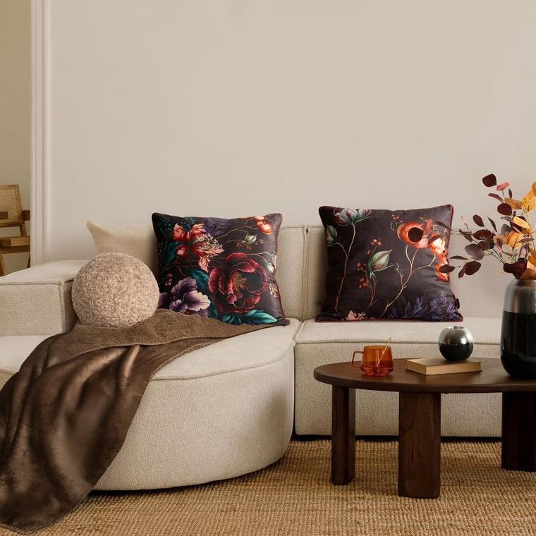 Eurofirany, koc, Tedy, 170-210 cm, ciemnobrązowy