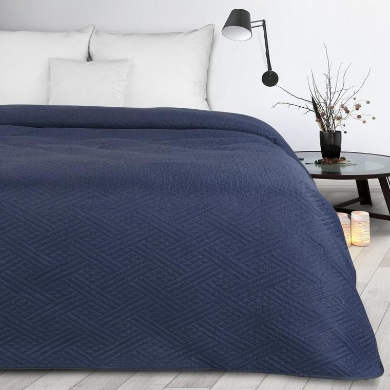 Eurofirany, narzuta d91, 200-220 cm, granatowy