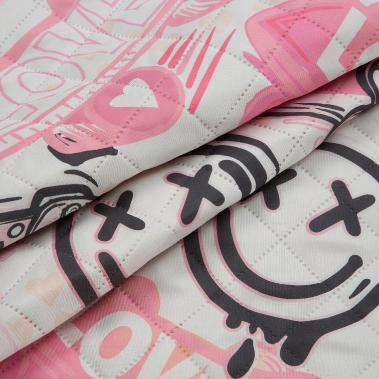 Eurofirany, narzuta d91 kid, biały, 170-210 cm