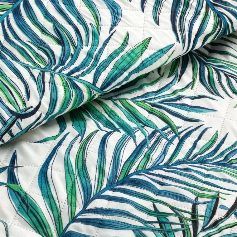 Eurofirany, narzuta d91 Palms, 200-220 cm, biały