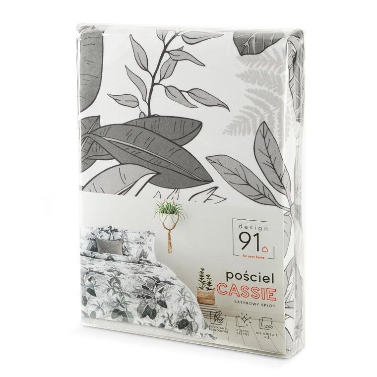 Eurofirany, pościel d91 Cassie, 140-200 cm, biały