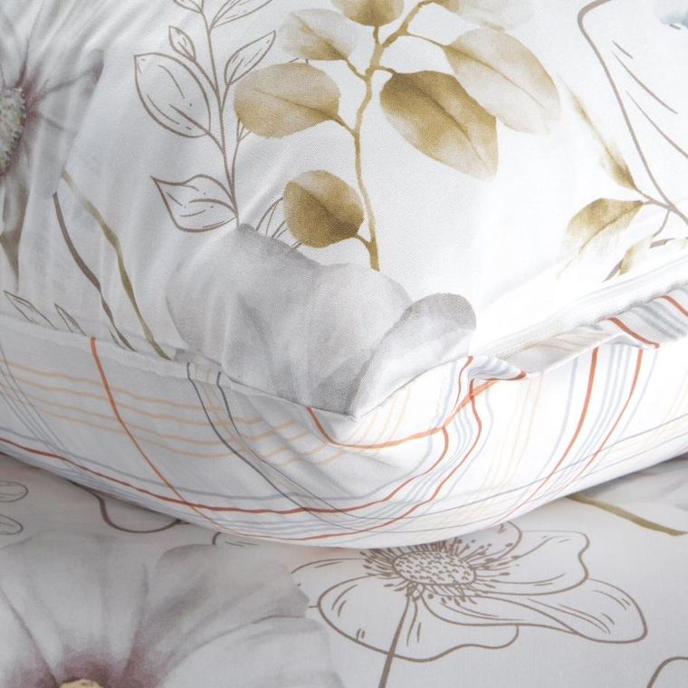 Eurofirany, pościel d91 Lea, 220-200 cm, biały