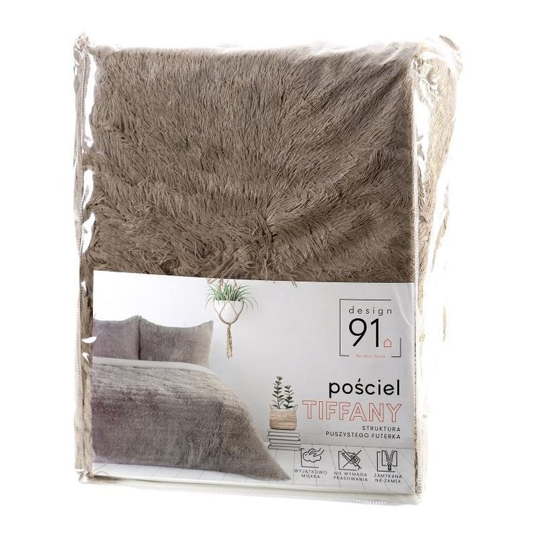 Eurofirany, pościel d91 Tiffany, 220-200 cm, beżowy