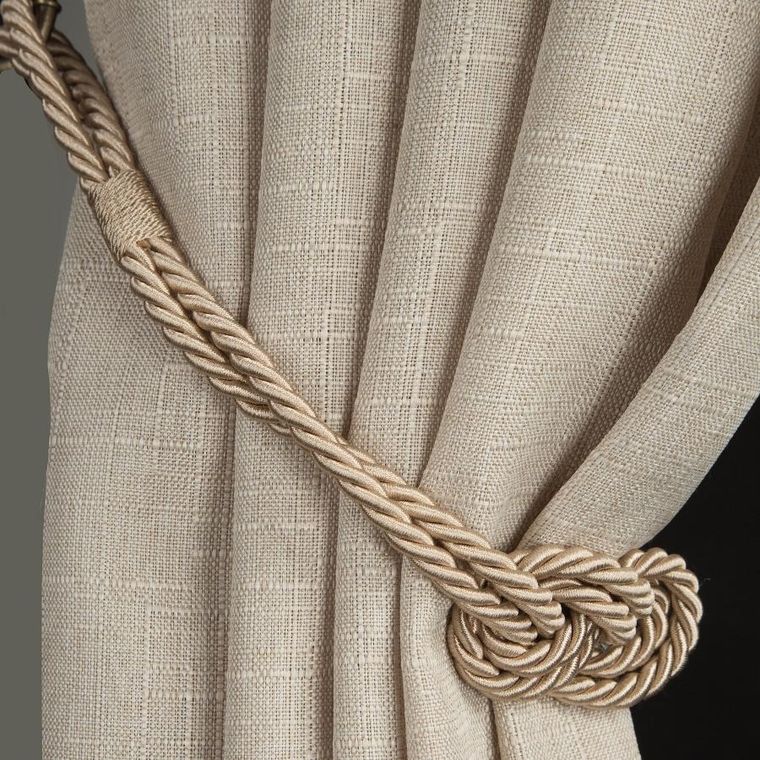 Eurofirany, sznur dekoracyjny Molly, 51 cm, czarny