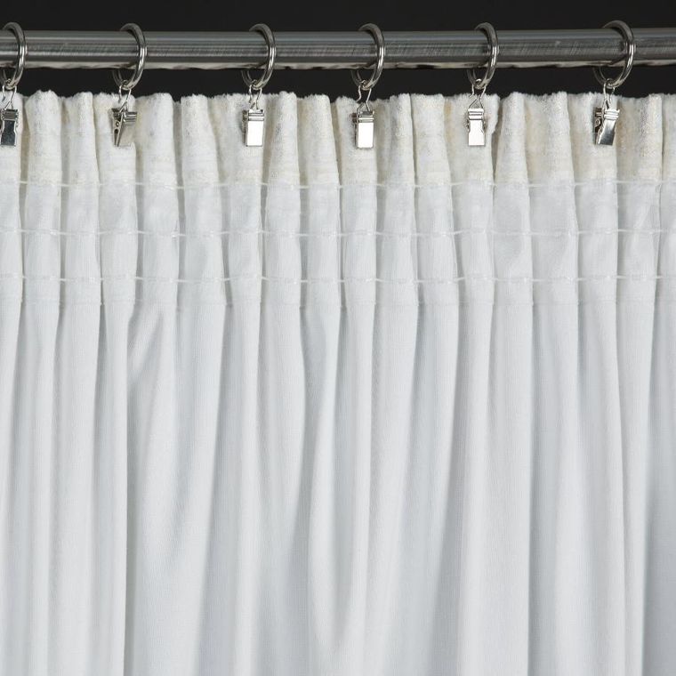 Eurofirany, zasłona gotowa, Avena, na taśmie, 135-270 cm, biały