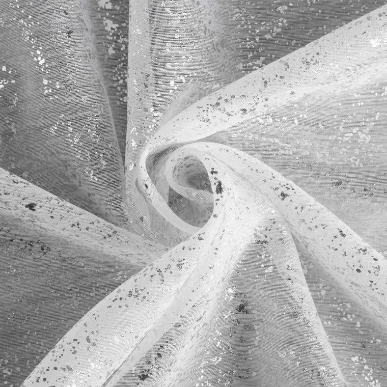 Eurofirany, zasłona gotowa D91 Mily, 140-250 cm, biały