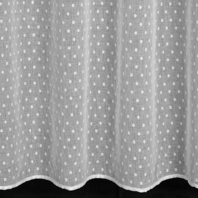 Eurofirany, zasłona gotowa, Hania, 140-250 cm, biały