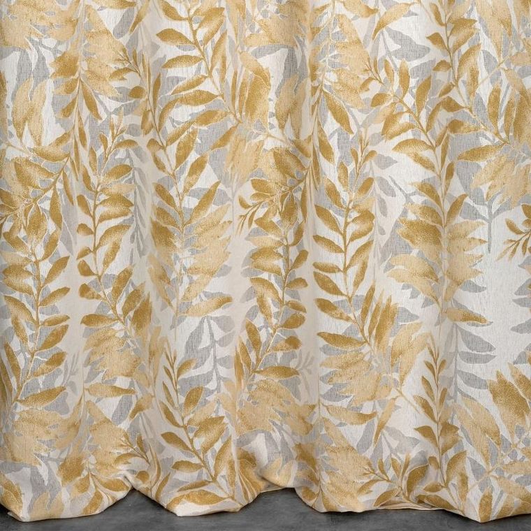 Eurofirany, zasłona gotowa, Hariet, 140-250 cm, musztardowy