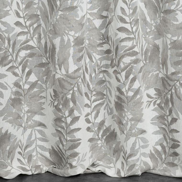 Eurofirany, zasłona gotowa, Hariet, 140-250 cm, stalowy