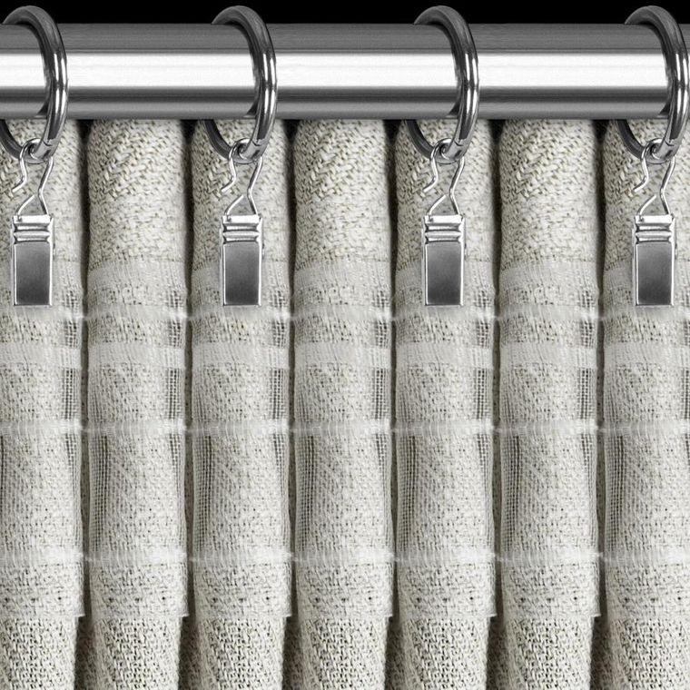 Eurofirany, zasłona gotowa, Leya, na taśmie, 140-270 cm, srebrny