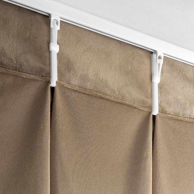 Eurofirany, zasłona gotowa, Melanie, 140-260 cm, ciemnobeżowy