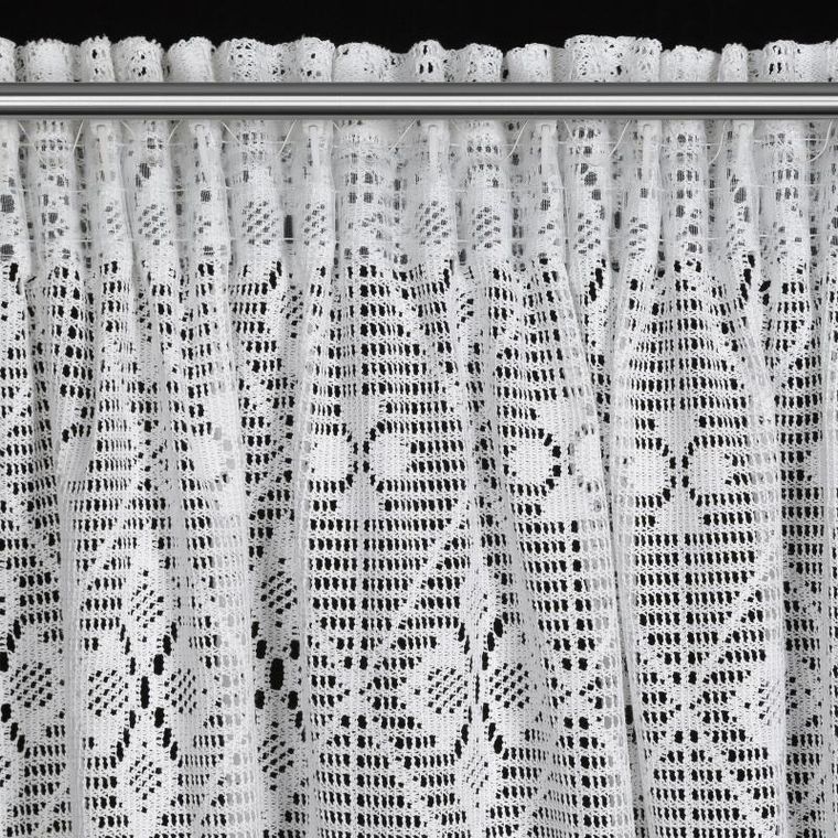 Eurofirany, zasłona gotowa, Nela, na taśmie 140-270 cm, kremowy