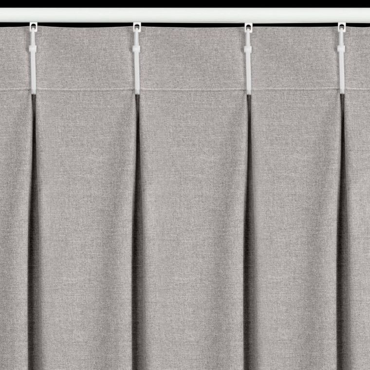 Eurofirany, zasłona gotowa, Nelisa, 125-270 cm, ciemnobeżowy