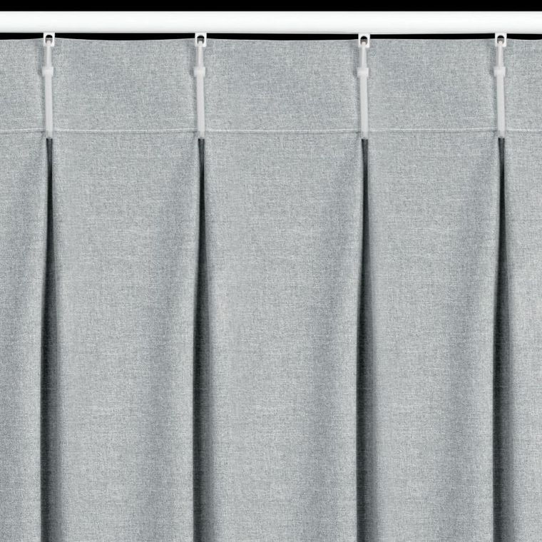 Eurofirany, zasłona gotowa, Nelisa, 125-270 cm, srebrny