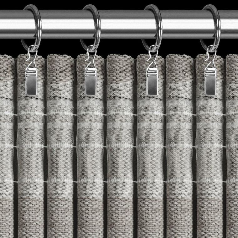 Eurofirany, zasłona gotowa, Neska, na taśmie, 140-270 cm, beżowy