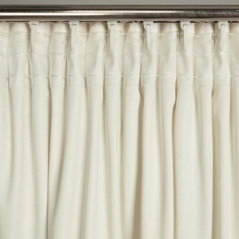 Eurofirany, zasłona gotowa, Raja, na taśmie, 140-270 cm, kremowy