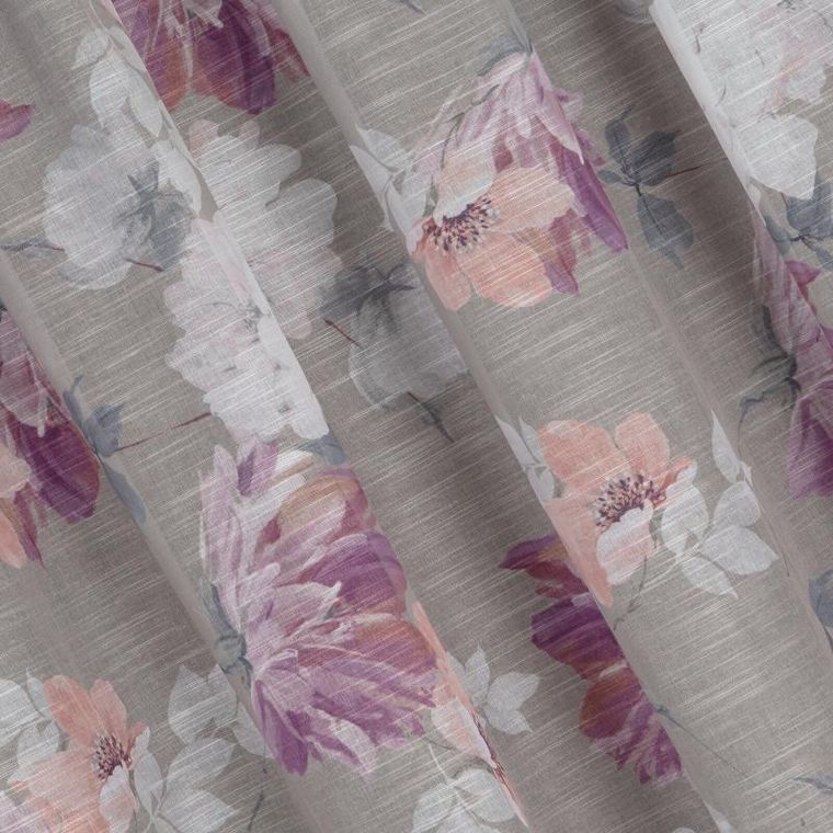 Eurofirany, zasłona gotowa, Sherry, na taśmie, 140-300 cm, srebrny