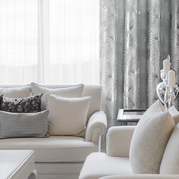 Eurofirany, zasłona gotowa, Zaria, 140-250 cm, biały