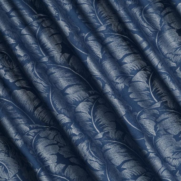 Eurofirany, zasłona gotowana taśmie, Scarlet, 140-270 cm, granatowy