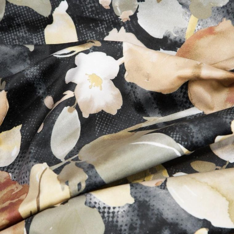 Eurofirany, zasłona zaciemniająca gotowa, Betty, 140-250 cm, czarny