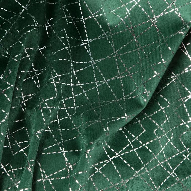 Eurofirany, zasłona zaciemniająca gotowa, D91 Moly, 140-250 cm, zielony