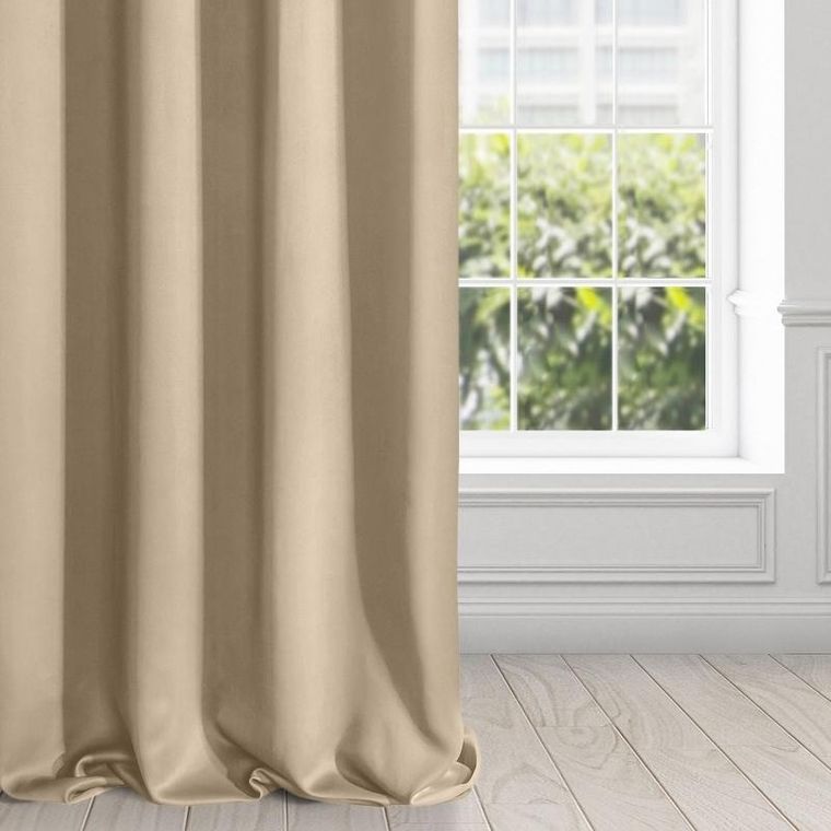 Eurofirany, zasłona zaciemniająca gotowa, D91 Parisa, 140-250 cm, beżowy