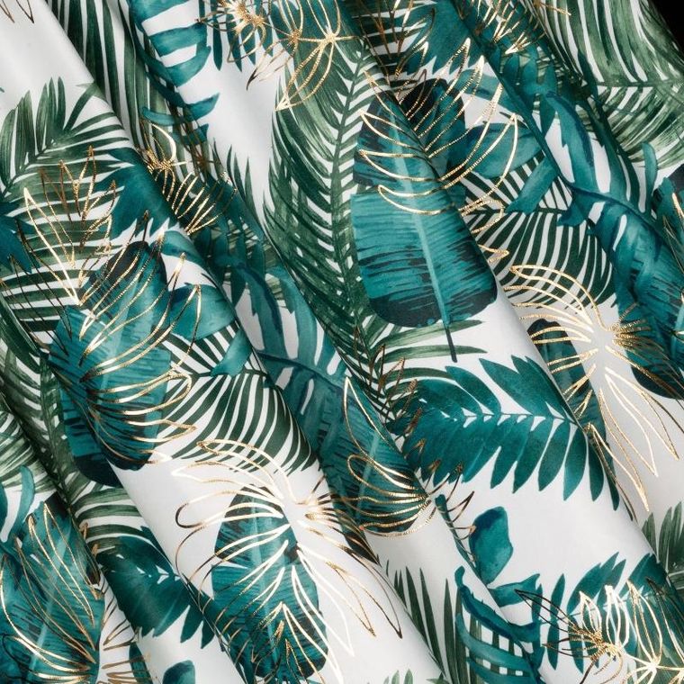 Eurofirany, zasłona zaciemniająca gotowa, Davos, na taśmie, 140-270 cm, zielony