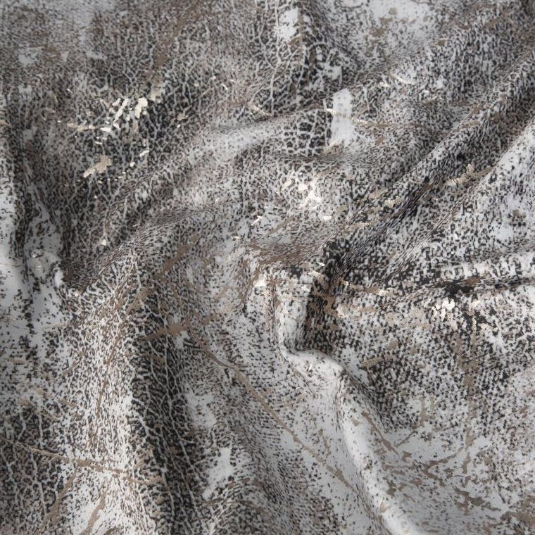 Eurofirany, zasłona zaciemniająca gotowa, Ester, 140-250 cm, stalowy