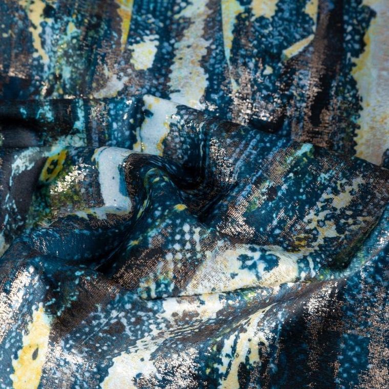 Eurofirany, zasłona zaciemniająca gotowa, Grace, 140-250 cm, granatowy