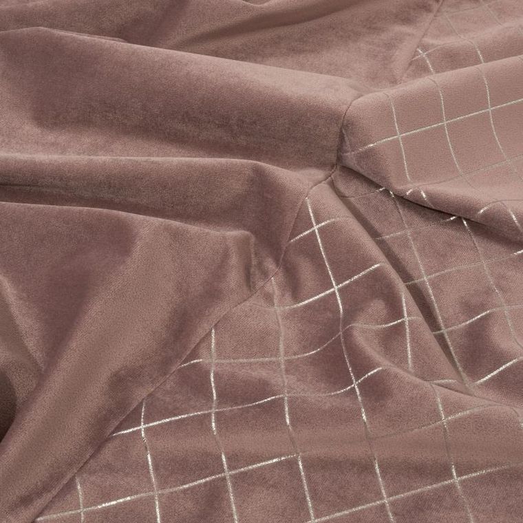 Eurofirany, zasłona zaciemniająca gotowa, Karina, 140-250 cm, różowy