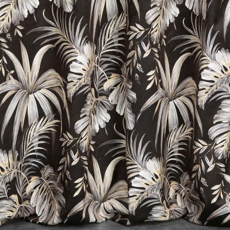 Eurofirany, zasłona zaciemniająca gotowa, Magi, 140-250 cm, czarny