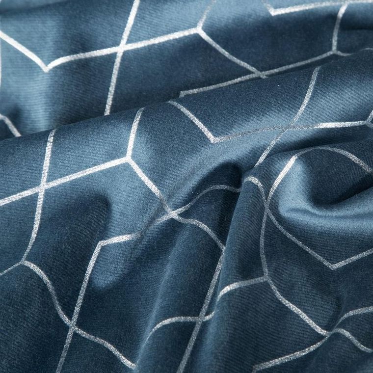 Eurofirany, zasłona zaciemniająca gotowa, Mandi, 135-250 cm, granatowy