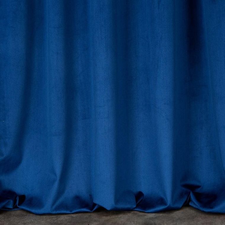 Eurofirany, zasłona zaciemniająca gotowa, Marlen, na taśmie, 140-300 cm, granatowy